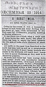 Middlesex Independent, December 23 1914