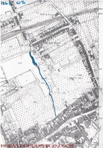 1865 Map West of Ealing Road
