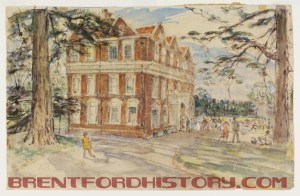 Boston Manor House, 1940 by Archibald Standish Hartrick