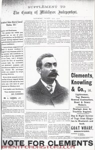 Vote for Clements 1911